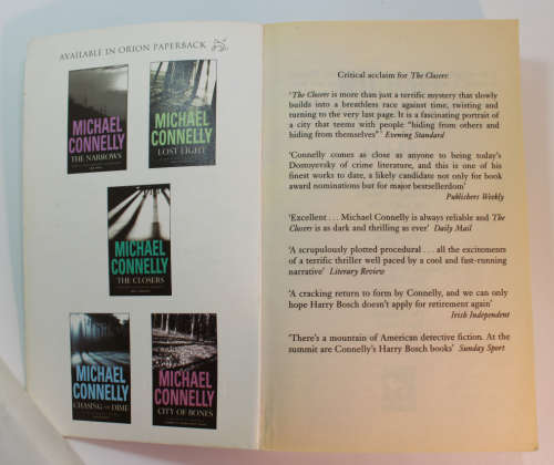 The Closers by Michael Connelly Softcover Book