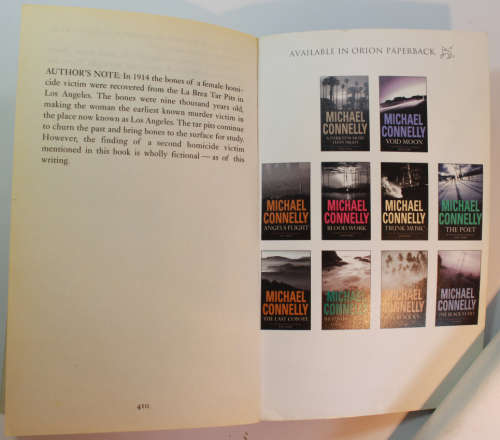 City of Bones by Michael Connelly Softcover Book