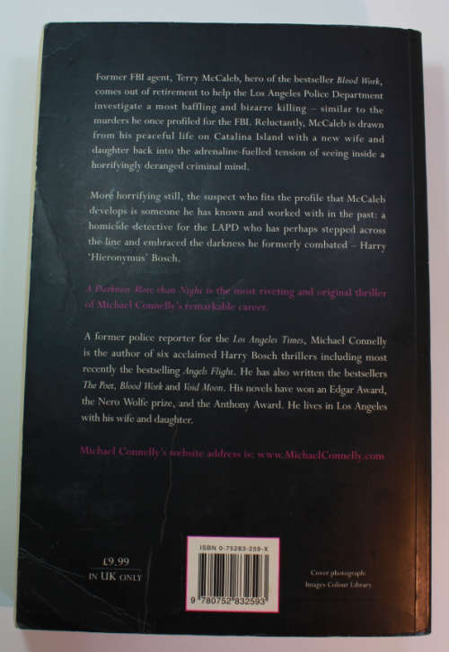 A Darkness More Than Night by Michael Connelly Softcover Book