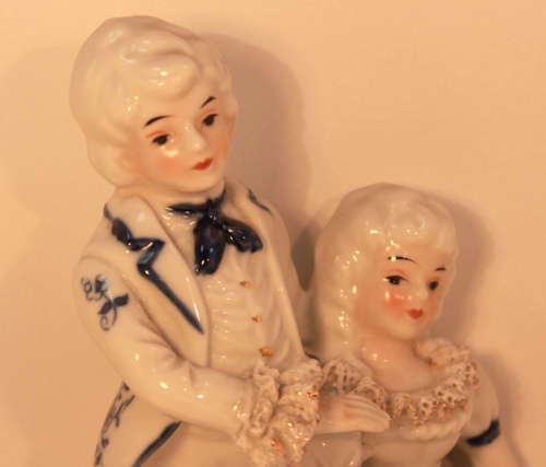 Classic Style Courting Couple Figurine