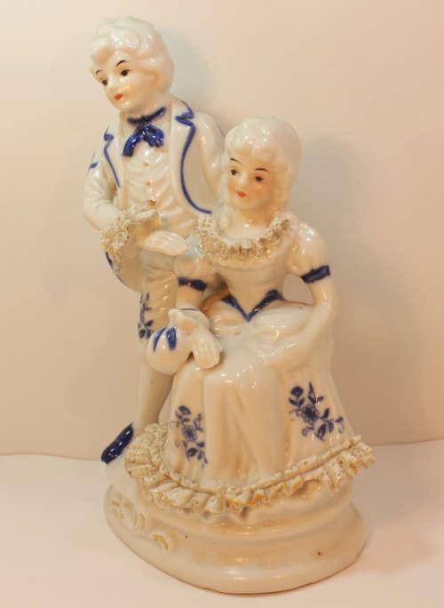 Classic Style Courting Couple Figurine