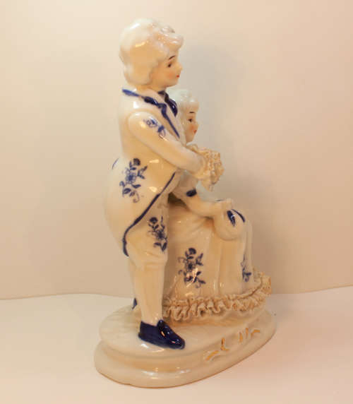 Classic Style Courting Couple Figurine