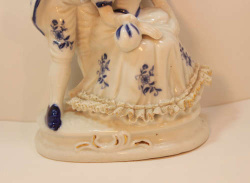 Classic Style Courting Couple Figurine