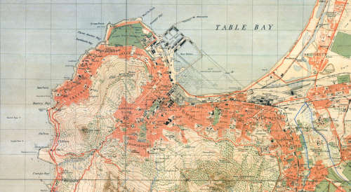 Vintage Cape Peninsula 1933 80th Anniversary Map 1 x Map Digital Download