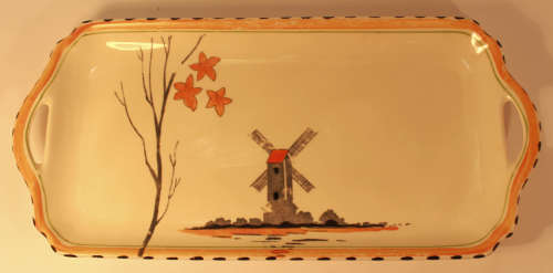 Vintage Burleigh Ware Snack Plate "Tranquil".