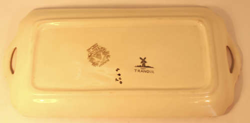 Vintage Burleigh Ware Snack Plate "Tranquil".