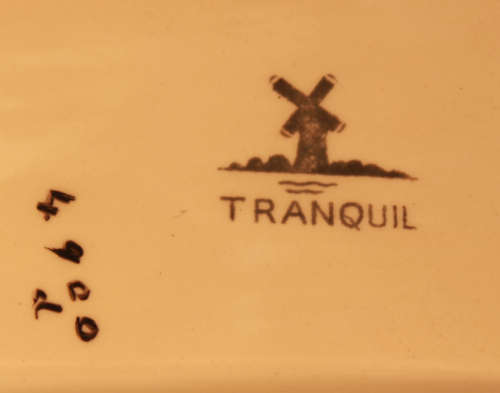 Vintage Burleigh Ware Snack Plate "Tranquil".
