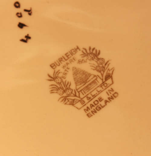 Vintage Burleigh Ware Snack Plate "Tranquil".