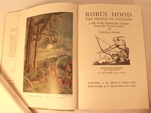 Robin Hood by Carola Oman Hardcover Book, Illustrated 1973