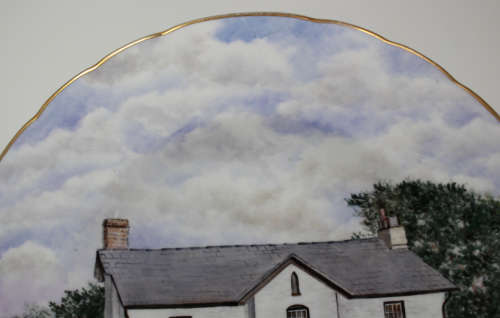 Studio DRB `The Who`d Have Thought It Inn` St Dominic, Cornwall, Decorative Wall Plate Hand Painted