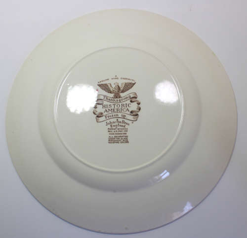 Johnson Bros Historic America Thanksgiving Decorative Wall Plate