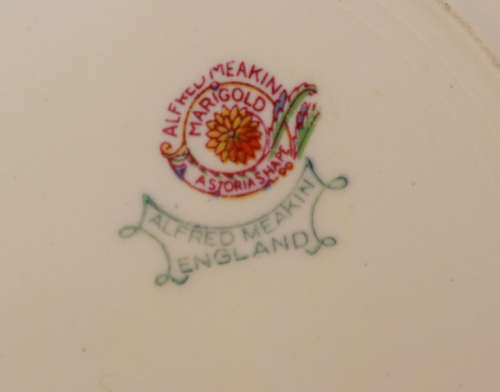 Vintage Alfred Meakin Marigold Astoria Shape Soup Bowl