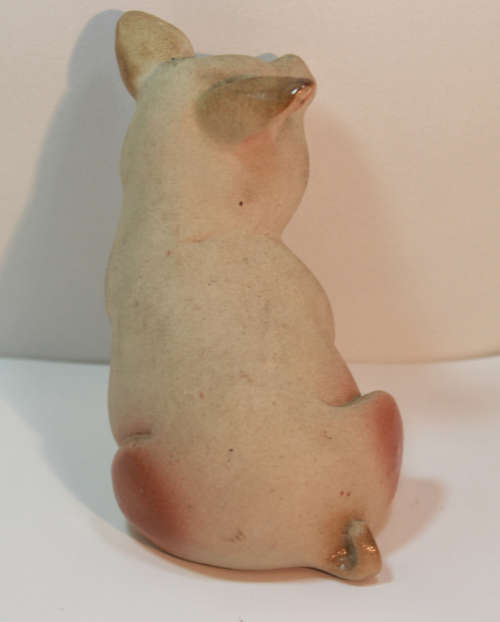 Happy, Smiling Ceramic Pig Ornament