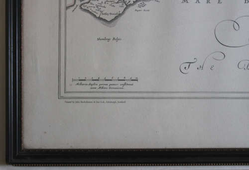 Sussex by Johan Blaeu Atlas Novus 1648 Framed Reproduction