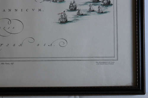 Sussex by Johan Blaeu Atlas Novus 1648 Framed Reproduction