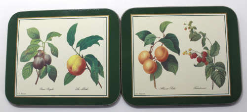 Jason Coasters of New Zealand Six x P.J. Redoute Designed Coaster
