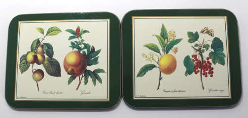 Jason Coasters of New Zealand Six x P.J. Redoute Designed Coaster