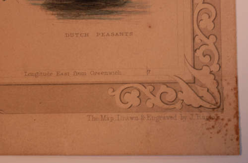 Antique Map of Holland by John Tallis 1851