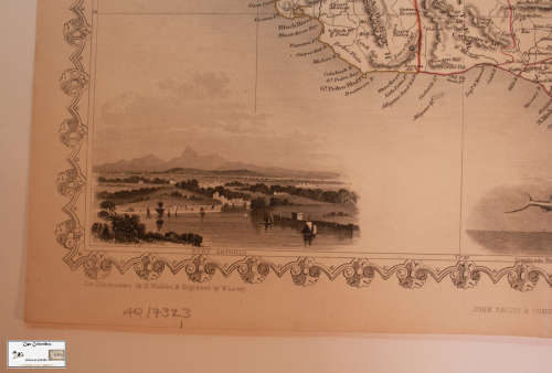 Antique Map of Jamaica by John Tallis 1851