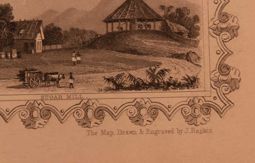Antique Map of Jamaica by John Tallis 1851