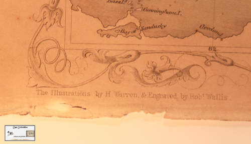 Antique Map of West Canada by John Tallis 1851