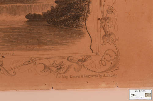 Antique Map of West Canada by John Tallis 1851