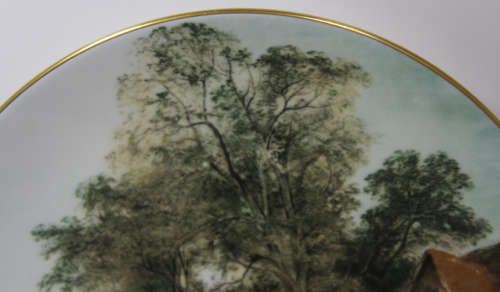 Halfway House, A Plate by Coalport, Painted by William Shayer