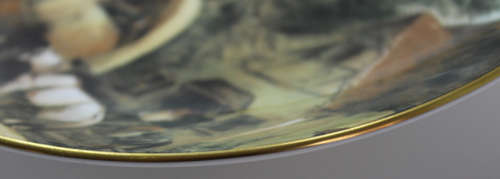 Halfway House, A Plate by Coalport, Painted by William Shayer