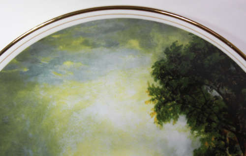 `Dedham Mill` by John Constable, A Fenton China Company Decorative Wall Plate