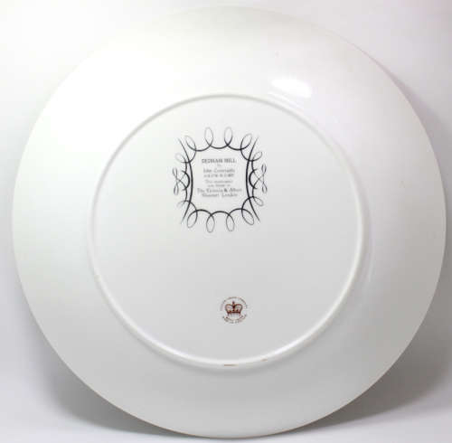`Dedham Mill` by John Constable, A Fenton China Company Decorative Wall Plate