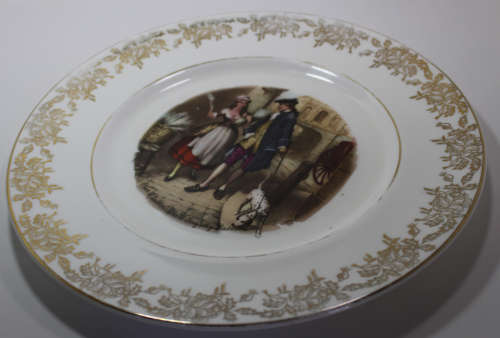 Vintage `Who`ll Buy My Lavender` Cries Of London Gilded Decorative Wall Plate By Royal Doulton