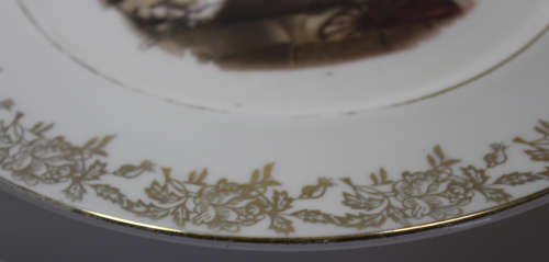 Vintage `Who`ll Buy My Lavender` Cries Of London Gilded Decorative Wall Plate By Royal Doulton