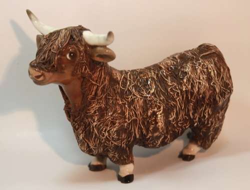 Cheval Ceramics Highland Cow Ornamental Figurine