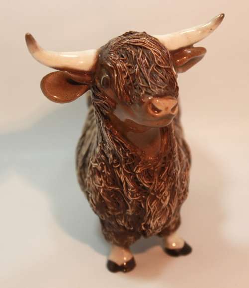 Cheval Ceramics Highland Cow Ornamental Figurine