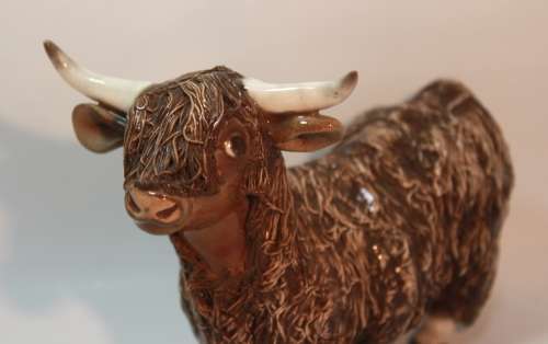 Cheval Ceramics Highland Cow Ornamental Figurine