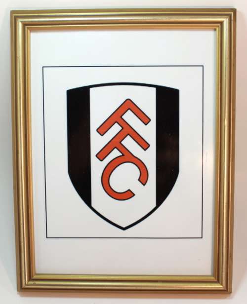 English Premier League Football Team Logos Framed Fulham Arsenal Chelsea