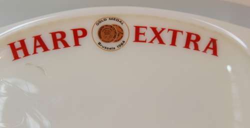 Harp Extra Glass Ashtray for the Bar