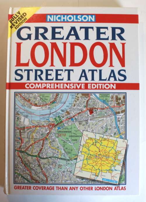 Nicholson Greater London Street Atlas Comprehensive Edition Hardcover Map Book 1997