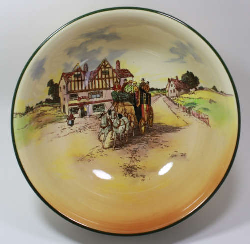 Royal Doulton Old English Coaching Scenes Footed Bowl.