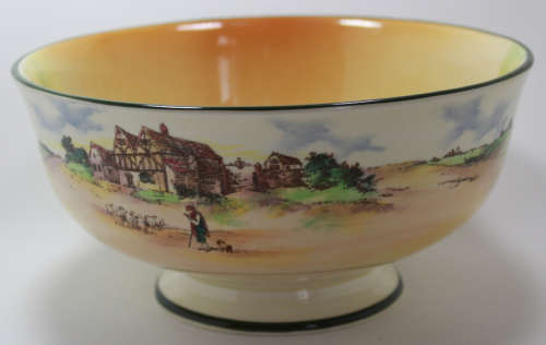 Royal Doulton Old English Coaching Scenes Footed Bowl.