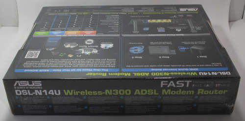 New Asus DSL-N14U ADSL Modem Router Wireless N300 Sealed Box