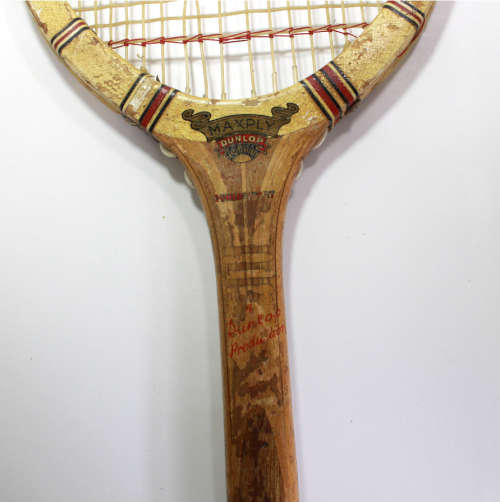 Vintage Dunlop Maxply Fort Wooden Tennis Racquet with Frame Press
