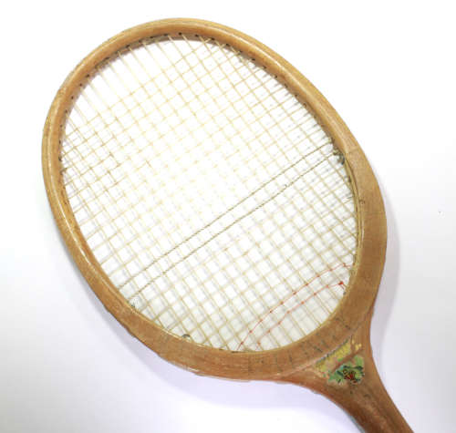 Vintage Slazenger Royal Crown Wooden Tennis Racquet Made In Australia circa 1960's