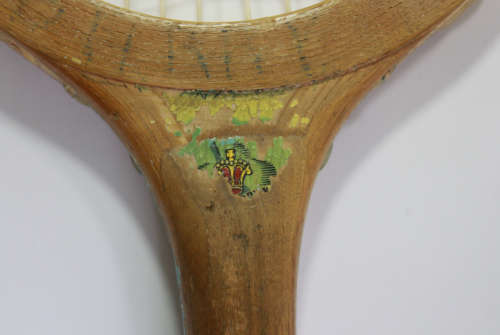 Vintage Slazenger Royal Crown Wooden Tennis Racquet Made In Australia circa 1960's