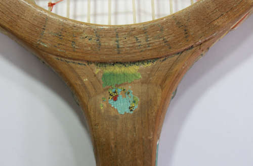 Vintage Slazenger Royal Crown Wooden Tennis Racquet Made In Australia circa 1960's