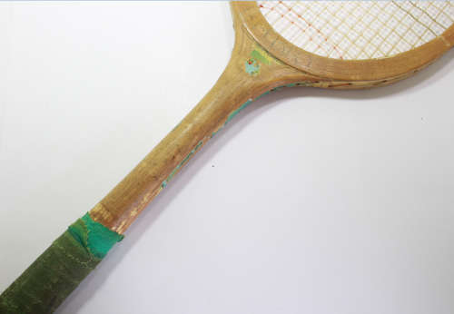 Vintage Slazenger Royal Crown Wooden Tennis Racquet Made In Australia circa 1960's