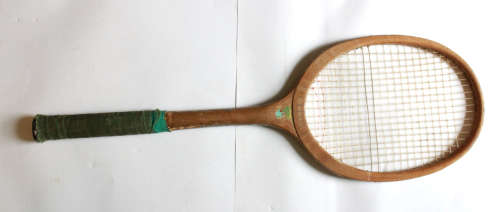 Vintage Slazenger Royal Crown Wooden Tennis Racquet Made In Australia circa 1960's