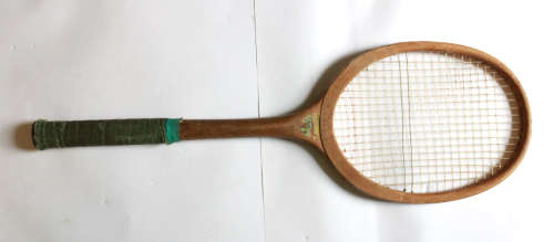 Vintage Slazenger Royal Crown Wooden Tennis Racquet Made In Australia circa 1960's