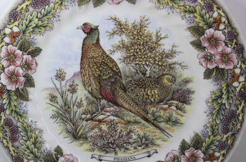 Vintage Decorative Wall Plate by Churchill - Wildlife Scenes Series `Phasiana` (Pheasant)