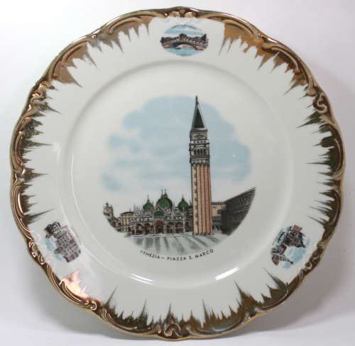 Vintage Schirnding Bavaria Decorative Wall Plate `Venezia-Piazza S. Marco`